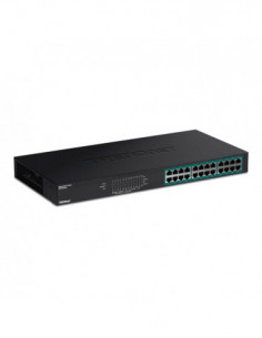 Switch 24 porturi Gigabit PoE+ 370W - TRENDnet TPE-TG240G. Comanda online pe RFPro.ro.