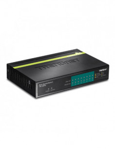 Switch 8 porturi Gigabit PoE/PoE+ 123W - TRENDnet TPE-TG80G. Comanda online pe RFPro.ro.