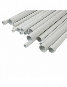 Tub PVC rigid D20, 750N, Halogen free, 3m - DLX TRP-802-20. Comanda online pe RFPro.ro. 2