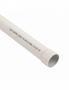 Tub PVC MUFAT D20, 750N, Halogen free, 3m - DLX TRP-805-20. Comanda online pe RFPro.ro.