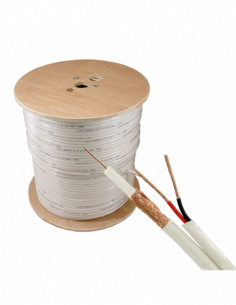 Cablu coaxial RG59 + alimentare 2x0.75, 305m, alb TSY-RG59+2X0.75-W. Comanda online pe RFPro.ro.