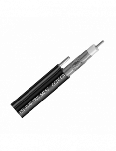 Cablu Coaxial RG6 TRISHIELD autoportant, 305m, negru TSY-RG6-TRIS-MESS. Comanda online pe RFPro.ro.