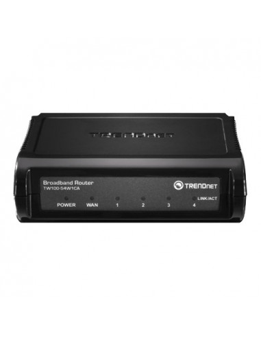 Broadband Router 4 porturi 10/100Mbps - TRENDnet TW100-S4W1CA. Comanda online pe RFPro.ro.