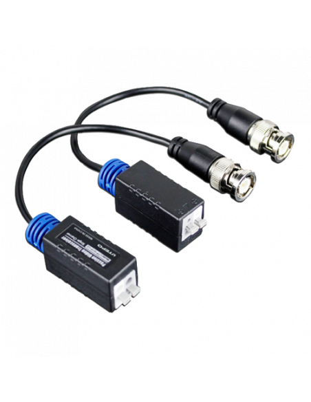 Video balun pasiv HD pentru camerele HDCVI, HDTVI, AHD (set 2 buc.)  UTP101P-HD. Comanda online pe RFPro.ro.