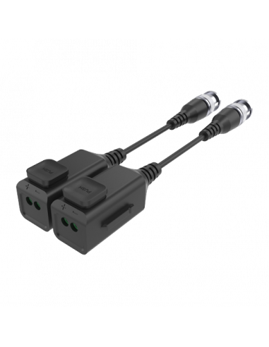 Video balun pasiv HD 4K, cu sistem organizare si buton pentru sertizare rapida tip PUSH  (set 2 buc.)  UTP101P-HD6. Comanda onli