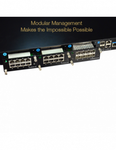 Switch modular, 28 porturi gigabit RJ45/SFP, Layer 2 Web management - UTEPO UTP7524GE-MX. Comanda online pe RFPro.ro. 2