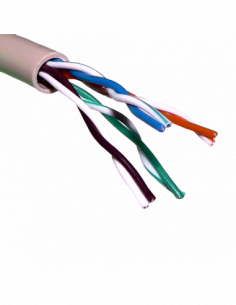 Cablu UTP, cat 5E, CUPRU 100%, 305m UTP-CAT5e-CU. Comanda online pe RFPro.ro.