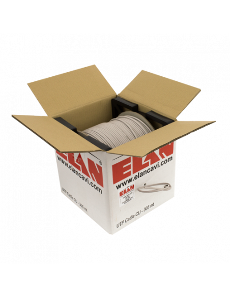 Cablu UTP, cat 5E, CUPRU 100%, 305m UTP-CAT5e-CU. Comanda online pe RFPro.ro.
