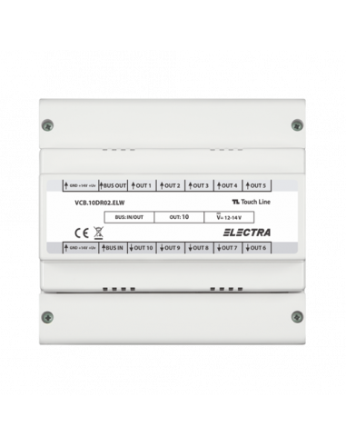 Doza derivatie video 10 iesiri REZIDENTIAL - ELECTRA VCB.10DR02.ELW. Comanda online pe RFPro.ro.