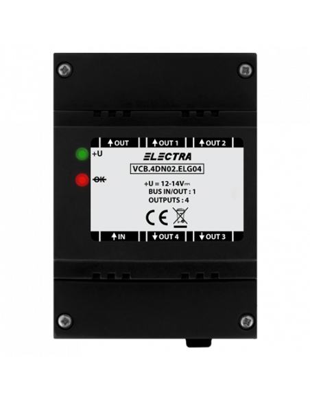 Doza derivatie video, 4 iesiri SMART - ELECTRA VCB.4DN02.ELG04. Comanda online pe RFPro.ro.