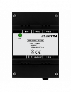 Doza selectie video, 4 intrari video SMART - ELECTRA VSB.4DN02.ELG04. Comanda online pe RFPro.ro.