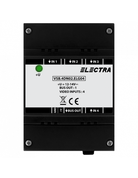 Doza selectie video, 4 intrari video SMART - ELECTRA VSB.4DN02.ELG04. Comanda online pe RFPro.ro.
