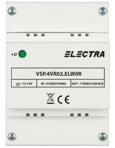 Doza selectie panouri video cu 4 intrari - REZIDENTIAL VSP.4VR02.ELW0R. Comanda online pe RFPro.ro.