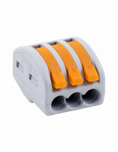 Conector derivatie tip WAGO 3 fire (10 buc.) W-413. Comanda online pe RFPro.ro.