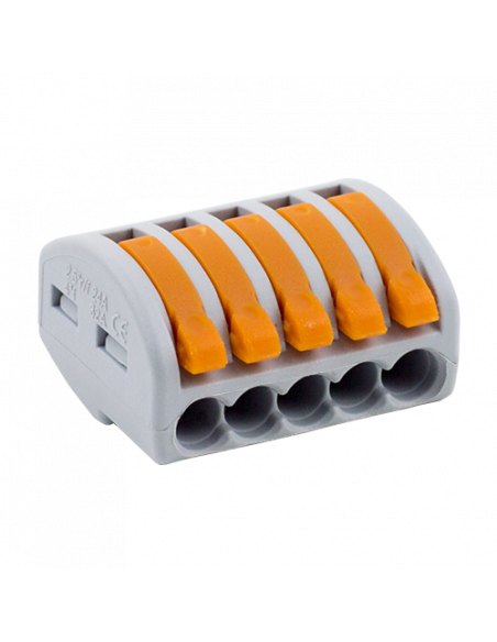Conector derivatie tip WAGO 5 fire (10 buc.) W-415. Comanda online pe RFPro.ro.