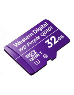 Card MicroSD 32GB, seria Purple Ultra Endurance - Western Digital WDD032G1P0C. Comanda online pe RFPro.ro.