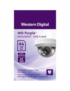 Card MicroSD 64GB, seria Purple Ultra Endurance - Western Digital WDD064G1P0C. Comanda online pe RFPro.ro. 2