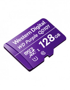 Card MicroSD 128GB, seria Purple Ultra Endurance - Western Digital WDD128G1P0C. Comanda online pe RFPro.ro.