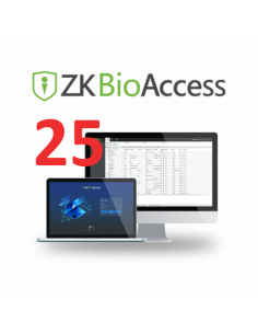 Licenta ZKBioAcces pentru 25 usi si 4000 utilizatori - Zkteco ZKBioAccess-25. Comanda online pe RFPro.ro.