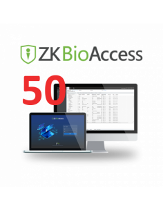 Licenta ZKBioAcces pentru 50 usi si 4000 utilizatori - Zkteco ZKBioAccess-50. Comanda online pe RFPro.ro.