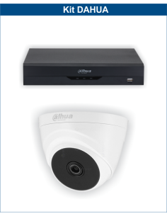 KIT DAHUA, DAH-A1IEXT2D20B, DVR + 1xCAMERA, 2MP, IR 20m