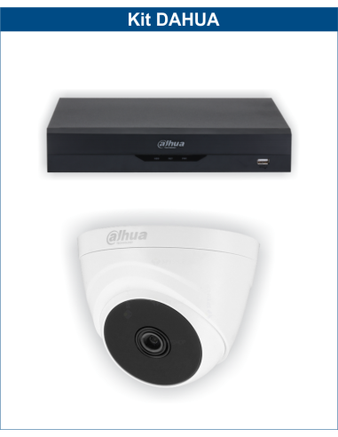 KIT DAHUA, DAH-A1IEXT2D20B, DVR + 1xCAMERA, 2MP, IR 20m