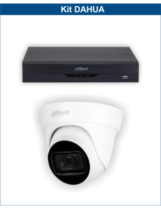 KIT DAHUA, DAH-A1IEXT2D60B, DVR + 1xCAMERA, 2MP, IR 60m