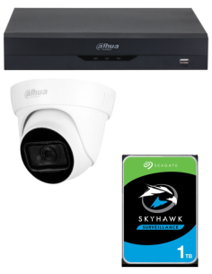 KIT DAHUA, DAH-A1IEXT2D60P, DVR + HDD + 1xCAMERA, 2MP, IR 60m 2