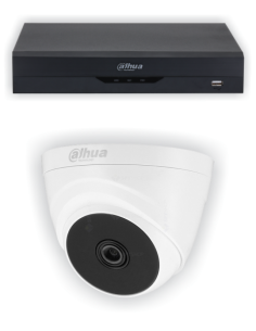 KIT DAHUA, DAH-A1IEXT2D20B, DVR + 1xCAMERA, 2MP, IR 20m 2