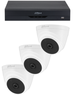 KIT DAHUA, DAH-A3IEXT2D20B, DVR + 3xCAMERA, 2MP, IR 20m 2
