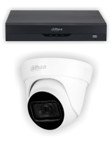 KIT DAHUA, DAH-A1IEXT2D60B, DVR + 1xCAMERA, 2MP, IR 60m