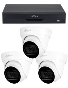 KIT DAHUA, DAH-A3IEXT2D60B, DVR + 3xCAMERA, 2MP, IR 60m 2