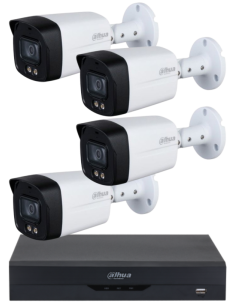 KIT DAHUA, DAH-A4IEXT2B40P, DVR + HDD + 4xCAMERA, 2MP, IR 40m 2