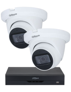 KIT DAHUA, DAH-A2IEXT2D60B, DVR + 2xCAMERA, 2MP, IR 60m 2