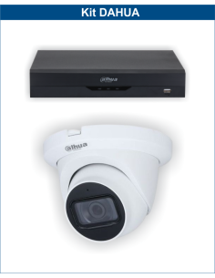 KIT DAHUA, DAH-A1IEXT2D60B, DVR + 1xCAMERA, 2MP, IR 60m