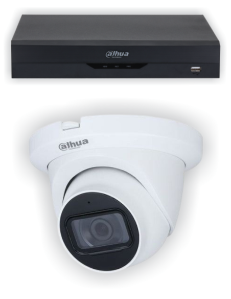 KIT DAHUA, DAH-A1IEXT2D60B, DVR + 1xCAMERA, 2MP, IR 60m
