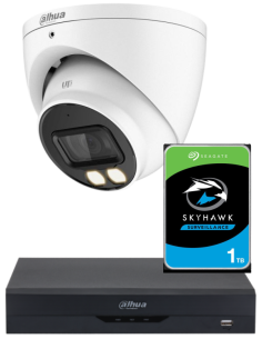 KIT DAHUA, DAH-A1IEXT2D40P, DVR + HDD + 1xCAMERA, 2MP, IR 40m 2