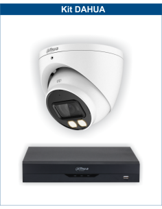 KIT DAHUA, DAH-A1IEXT2D40B, DVR + 1xCAMERA, 2MP, IR 40m