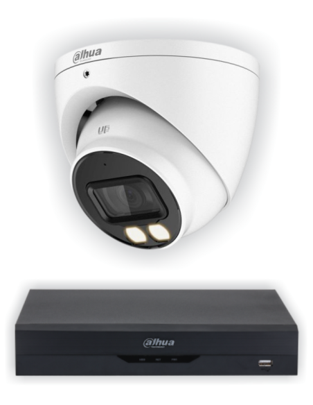 KIT DAHUA, DAH-A1IEXT2D40B, DVR + 1xCAMERA, 2MP, IR 40m