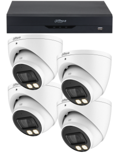 KIT DAHUA, DAH-A4IEXT2D40B, DVR + 4xCAMERA, 2MP, IR 40m 2
