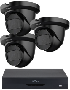 KIT DAHUA, DAH-A3IEXT2D30B, DVR + 3xCAMERA, 2MP, IR 30m 2