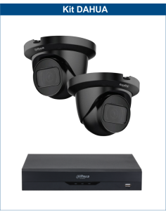 KIT DAHUA, DAH-A2IEXT2D30B, DVR + 2xCAMERA, 2MP, IR 30m