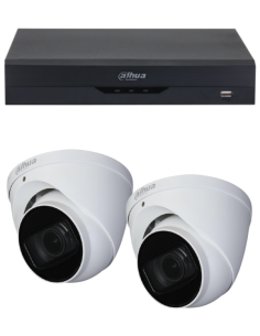 KIT DAHUA, DAH-A2IEXT2D50B, DVR + 2xCAMERA, 2MP, IR 50m 2