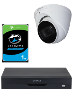 KIT DAHUA, DAH-A1IEXT2D50P, DVR + HDD + 1xCAMERA, 2MP, IR 50m 2