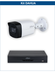 KIT DAHUA, DAH-A1IEXT2B60B, DVR + 1xCAMERA, 2MP, IR 60m