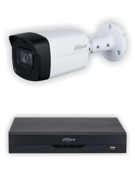 KIT DAHUA, DAH-A1IEXT2B60B, DVR + 1xCAMERA, 2MP, IR 60m