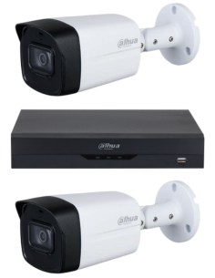 KIT DAHUA, DAH-A2IEXT2B60B, DVR + 2xCAMERA, 2MP, IR 60m 2