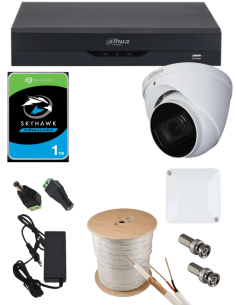 KIT DAHUA, DAH-A1IEXT2D50C, DVR + 1xCAMERA, 2MP, IR 50m 2