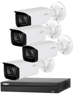 KIT DAHUA, DAH-IPP4IEXT2B40B, NVR + 4xCAMERA, 2MP, IR 40m 2