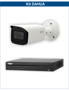 KIT DAHUA, DAH-IPP1IEXT2B60B, NVR + 1xCAMERA, 2MP, IR 60m